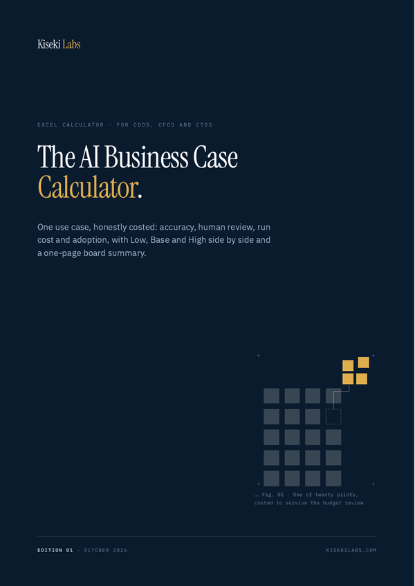 Cover of AI Business Case Calculator